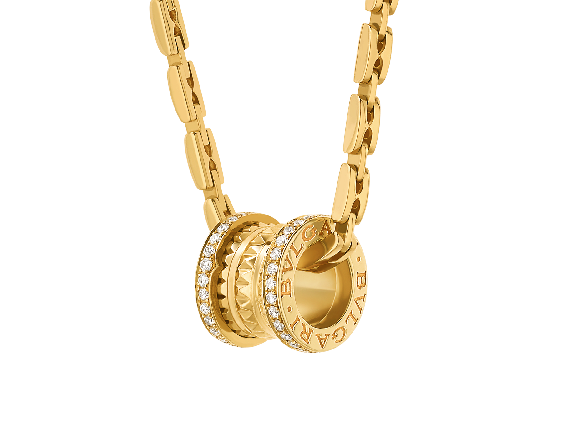 BVLGARI宝格丽B.zero1项链_钻石黄金18k金_宝格丽官方线上精品店