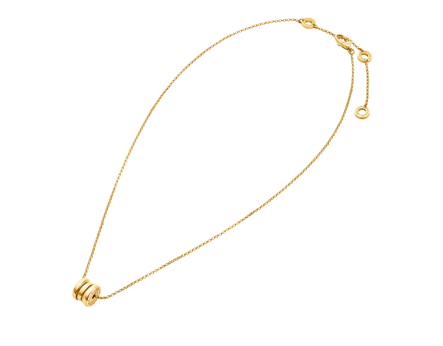 BVLGARI宝格丽B.zero1项链_螺旋造型_18k黄金_宝格丽官方线上精品店